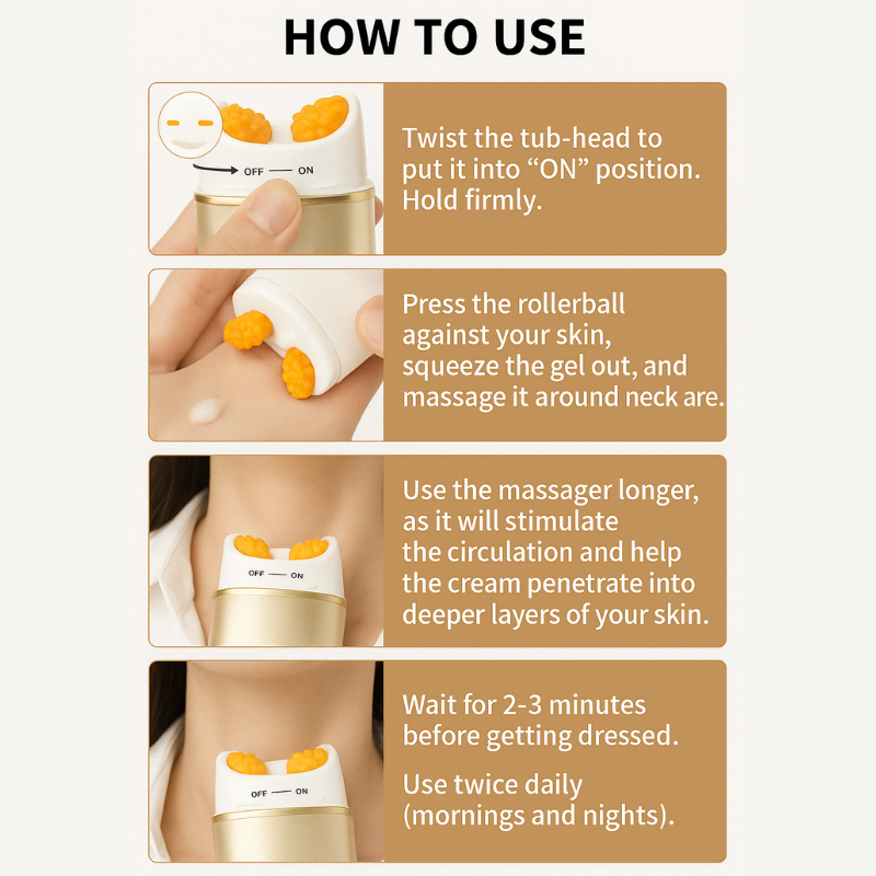 Hoygi™ | Neck Firming Roller Cream